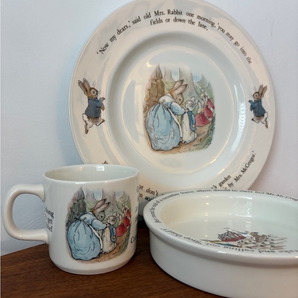 Whimsical Rabbit Dinnerware Set - Cream - Picture 7 of 12